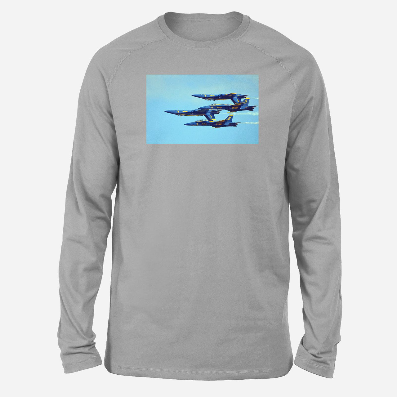 US Navy Blue Angels Designed Long-Sleeve T-Shirts