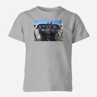 Thumbnail for Cessna 172 Cockpit Designed Children T-Shirts