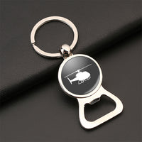 Thumbnail for Helicopter Designed Bottle Opener Key Chains