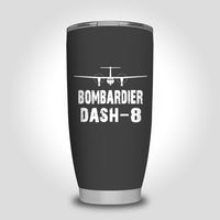 Thumbnail for Bombardier Dash-8 & Plane Designed Tumbler Travel Mugs