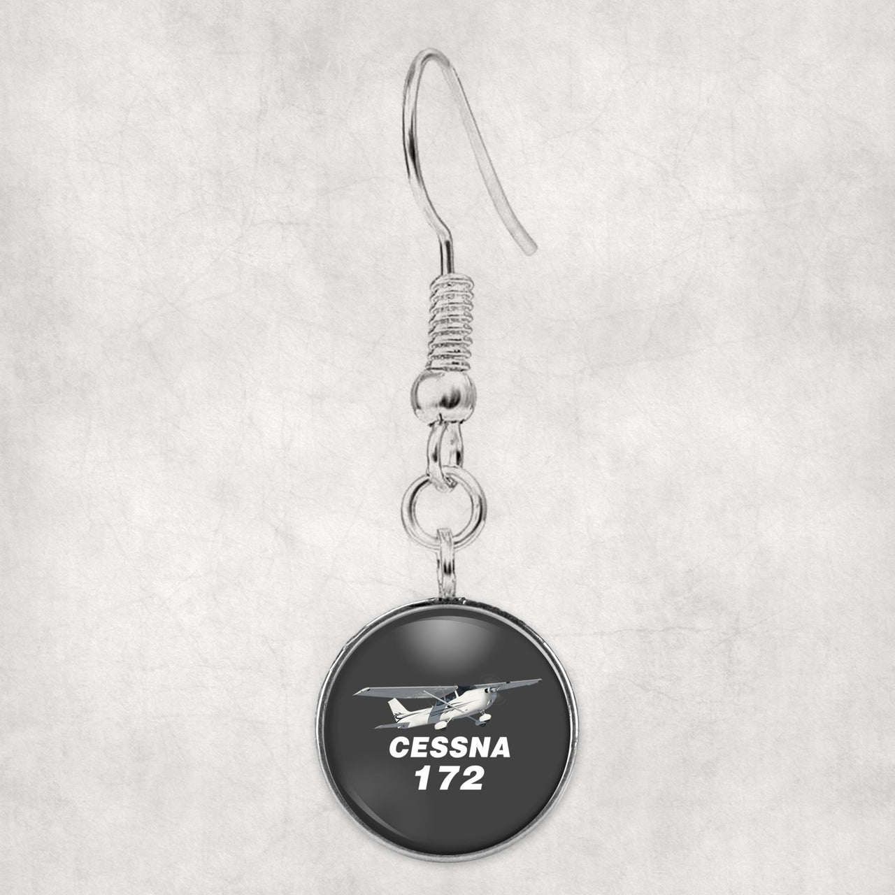 The Cessna 172 Designed Earrings