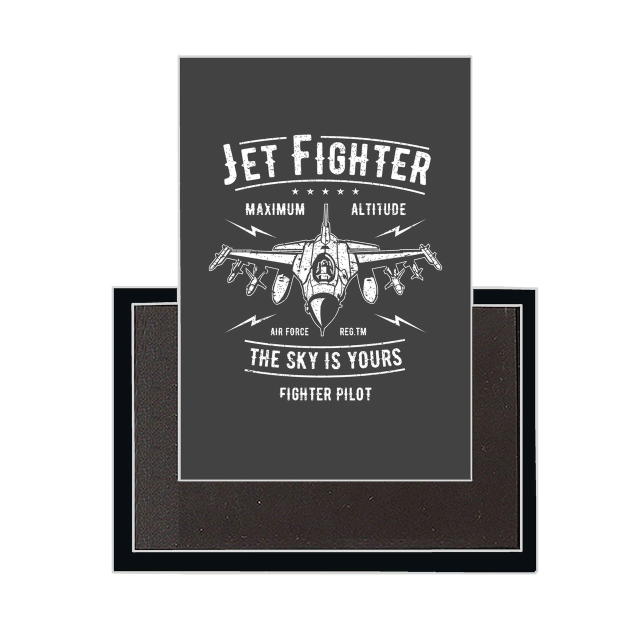 Jet Fighter - The Sky is Yours Designed Magnets