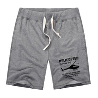 Thumbnail for Helicopter [Noun] Designed Cotton Shorts