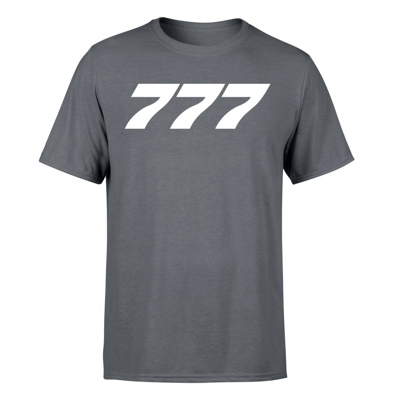 777 Flat Text Designed T-Shirts