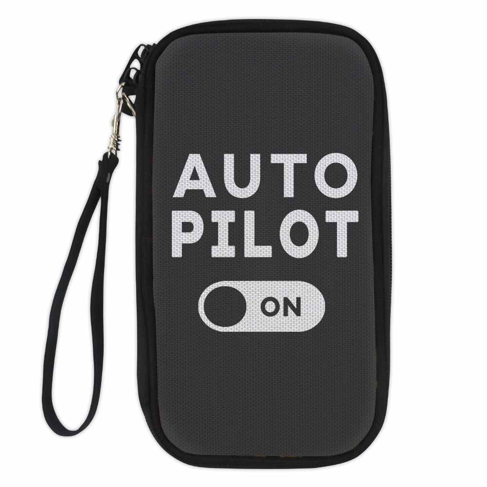 Auto Pilot ON Designed Travel Cases & Wallets