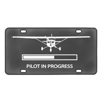 Thumbnail for Pilot In Progress (Cessna) Designed Metal (License) Plates