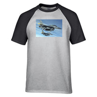 Thumbnail for Two Fighting Falcon Designed Raglan T-Shirts