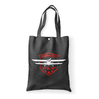 Thumbnail for Super Born To Fly Designed Tote Bags
