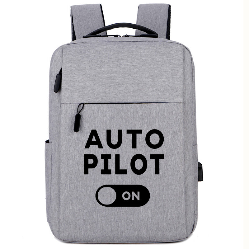 Auto Pilot ON Designed Super Travel Bags