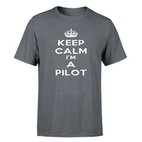 Thumbnail for Keep Calm I'm a Pilot Designed T-Shirts