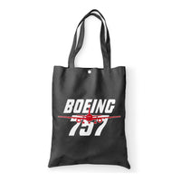 Thumbnail for Amazing Boeing 757 Designed Tote Bags