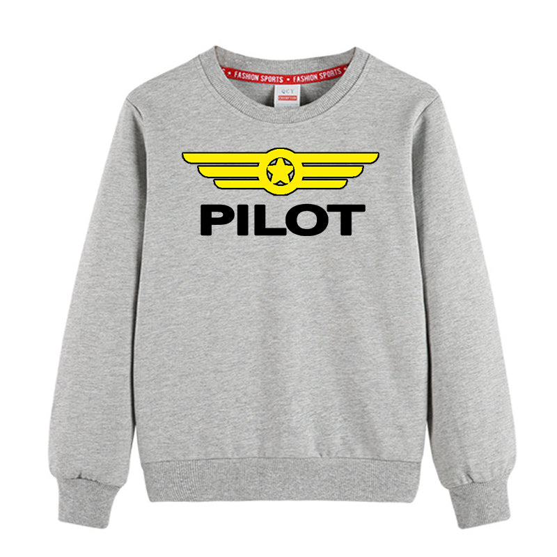 Pilot & Badge Designed "CHILDREN" Sweatshirts