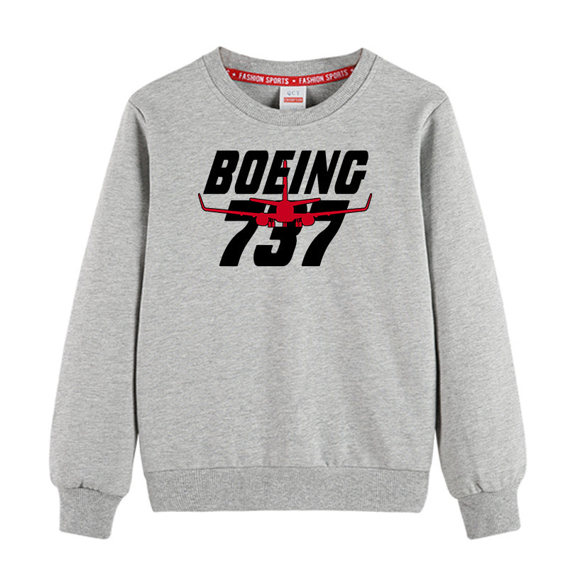 Amazing Boeing 737 Designed "CHILDREN" Sweatshirts