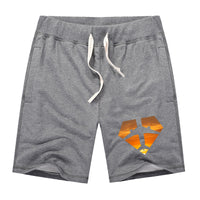 Thumbnail for Supermen of The Skies (Sunset) Designed Cotton Shorts
