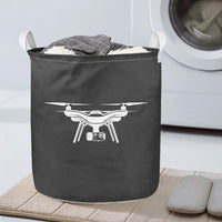 Thumbnail for Drone Silhouette Designed Laundry Baskets