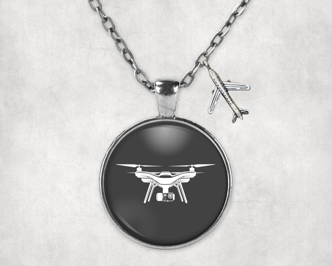 Drone Silhouette Designed Necklaces