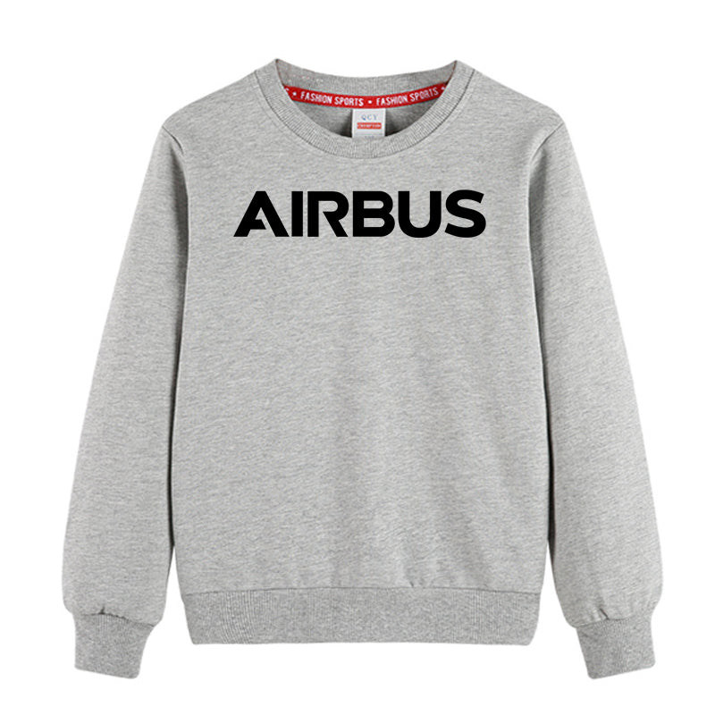 Airbus & Text Designed "CHILDREN" Sweatshirts