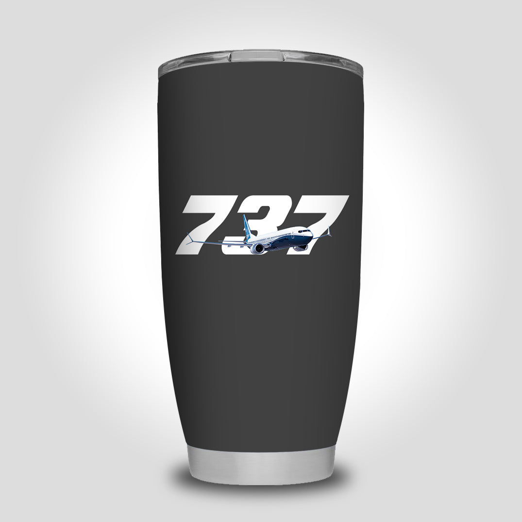 Super Boeing 737 Designed Tumbler Travel Mugs