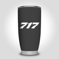 Thumbnail for 717 Flat Text Designed Tumbler Travel Mugs