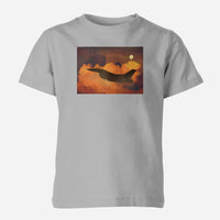 Thumbnail for Departing Fighter Jet 16 Designed Children T-Shirts