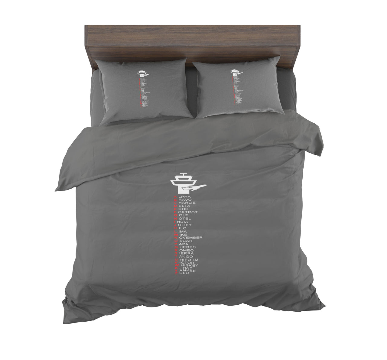 Aviation Alphabet Designed Bedding Sets