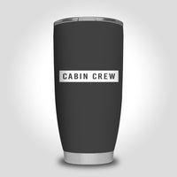 Thumbnail for Cabin Crew Text Designed Tumbler Travel Mugs