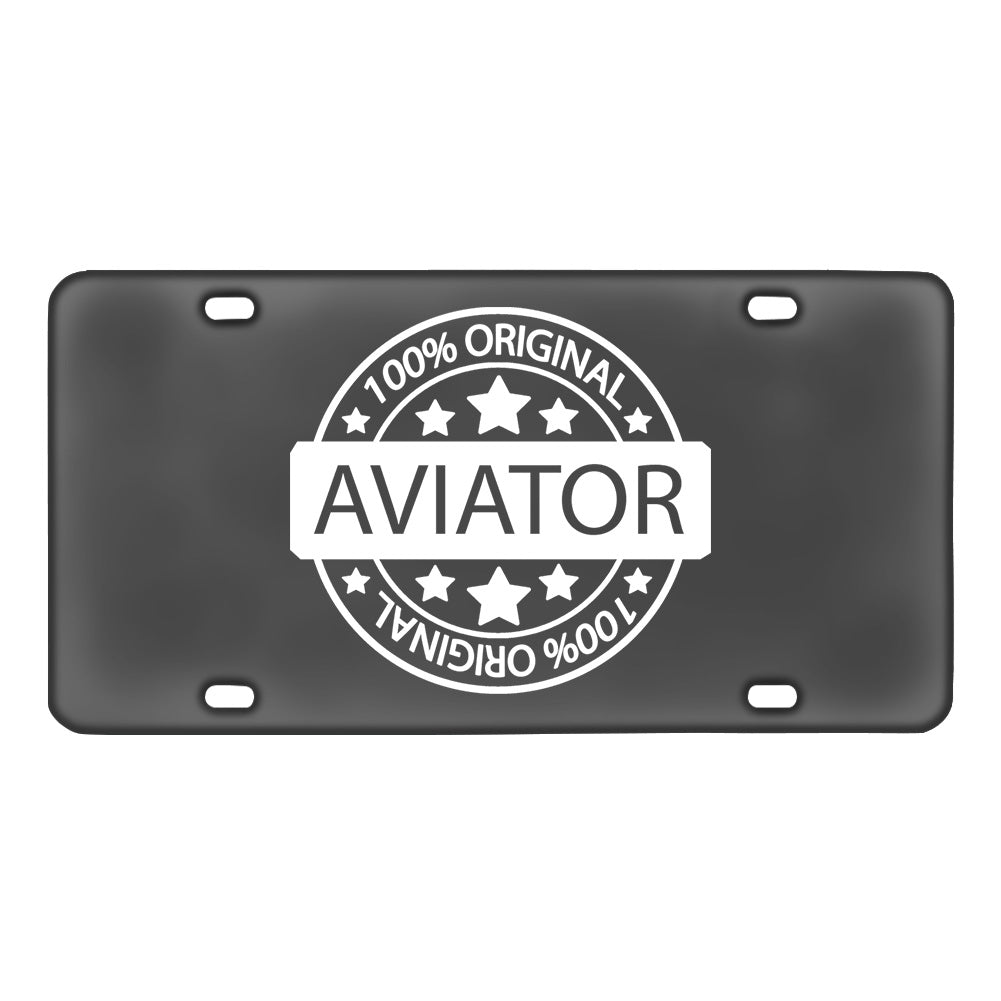 100 Original Aviator Designed Metal (License) Plates
