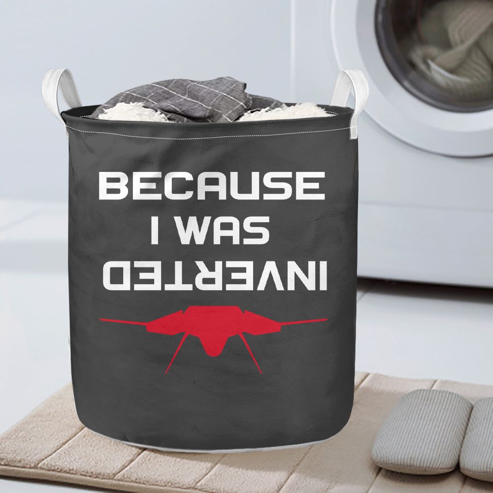 Because I was Inverted Designed Laundry Baskets