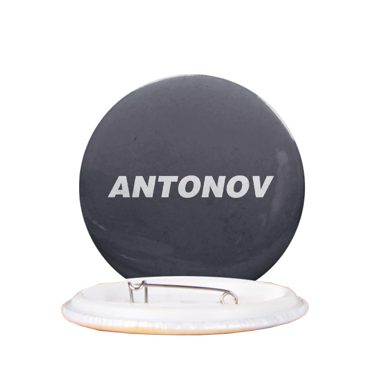 Antonov & Text Designed Pins