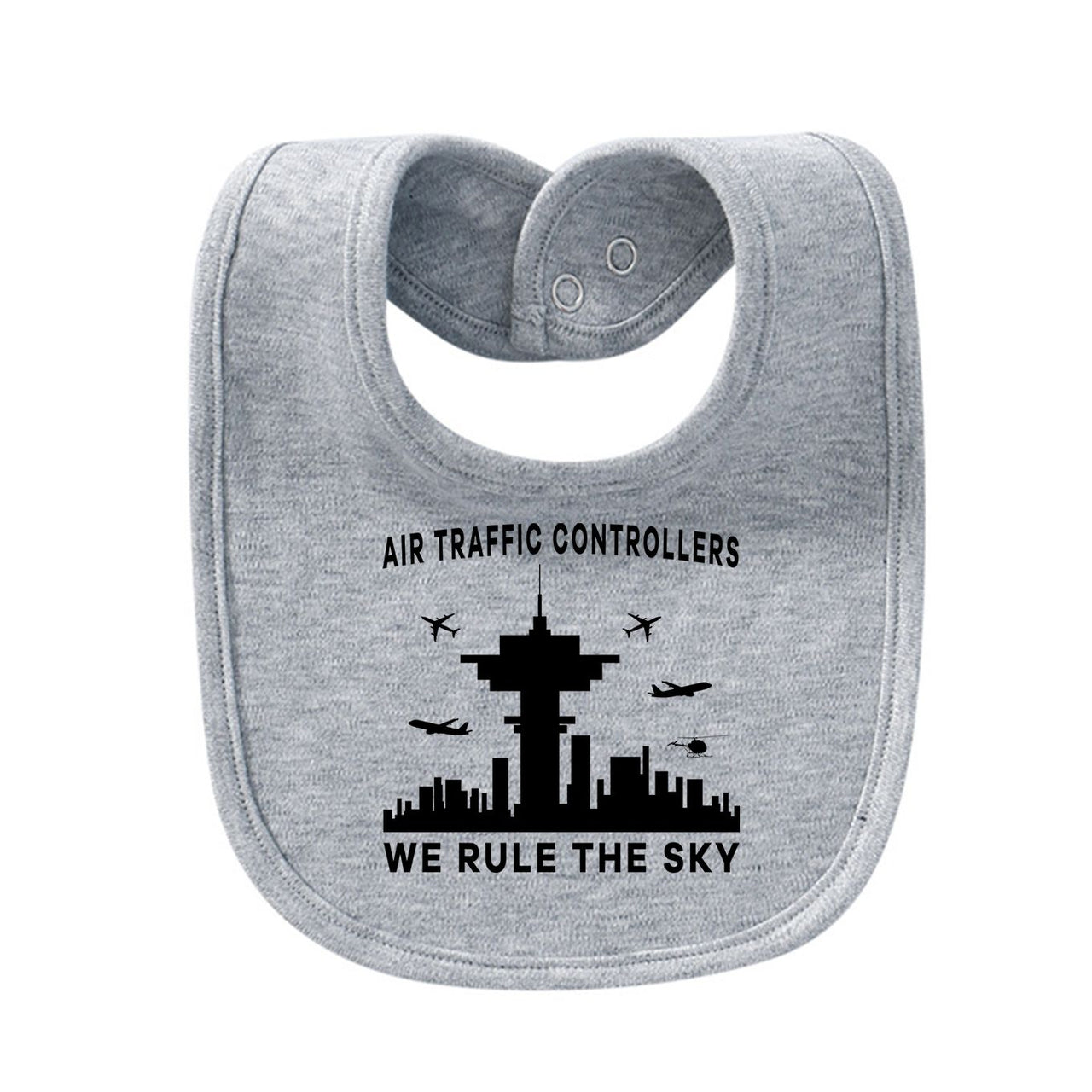 Air Traffic Controllers - We Rule The Sky Designed Baby Saliva & Feeding Towels