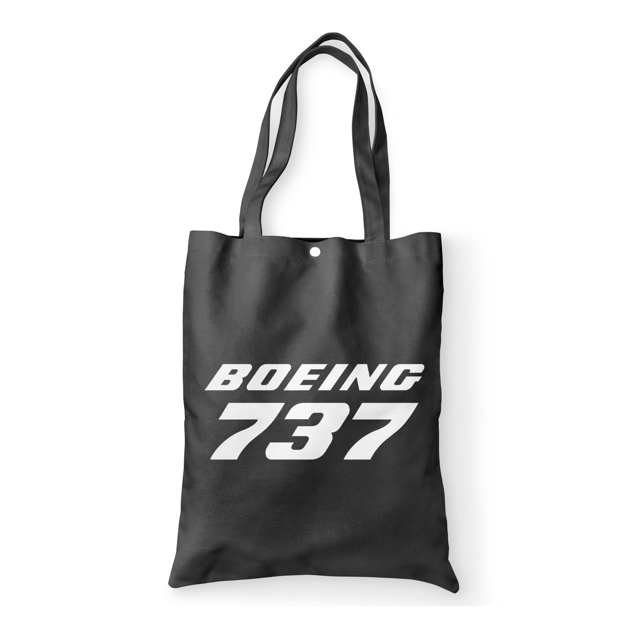 Boeing 737 & Text Designed Tote Bags