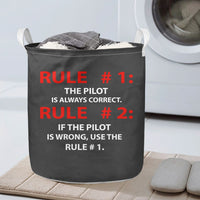 Thumbnail for Rule 1 - Pilot is Always Correct Designed Laundry Baskets