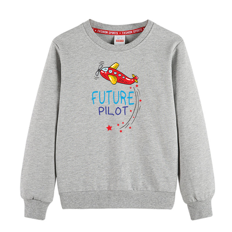 Future Pilot (Airplane) Designed "CHILDREN" Sweatshirts