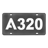 Thumbnail for A320 Flat Text Designed Metal (License) Plates