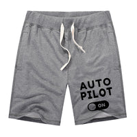 Thumbnail for Auto Pilot ON Designed Cotton Shorts