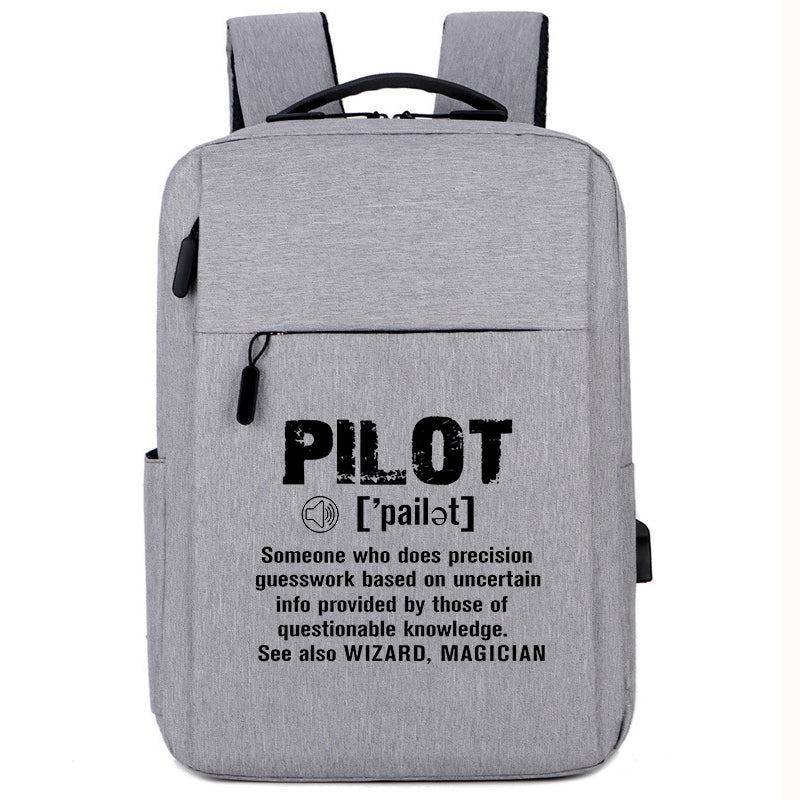 Pilot [Noun] Designed Super Travel Bags