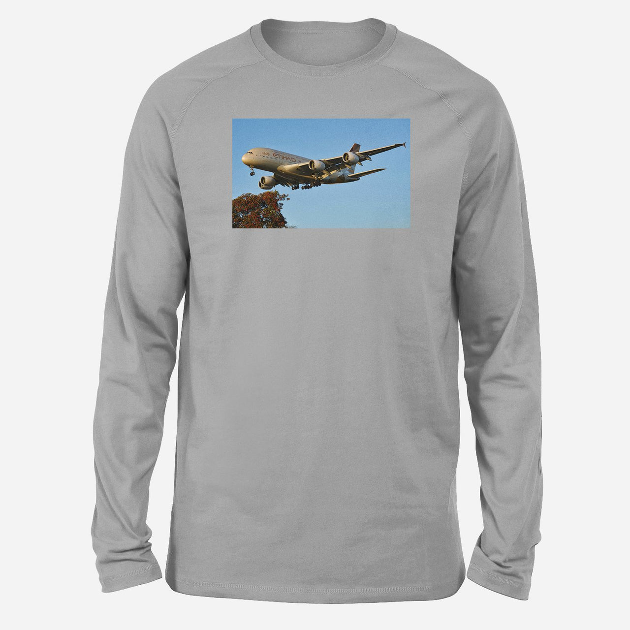 Etihad Airways A380 Designed Long-Sleeve T-Shirts