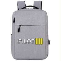 Thumbnail for Pilot & Stripes (4 Lines) Designed Super Travel Bags