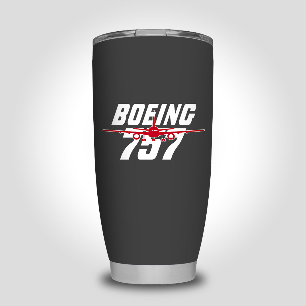 Amazing Boeing 757 Designed Tumbler Travel Mugs
