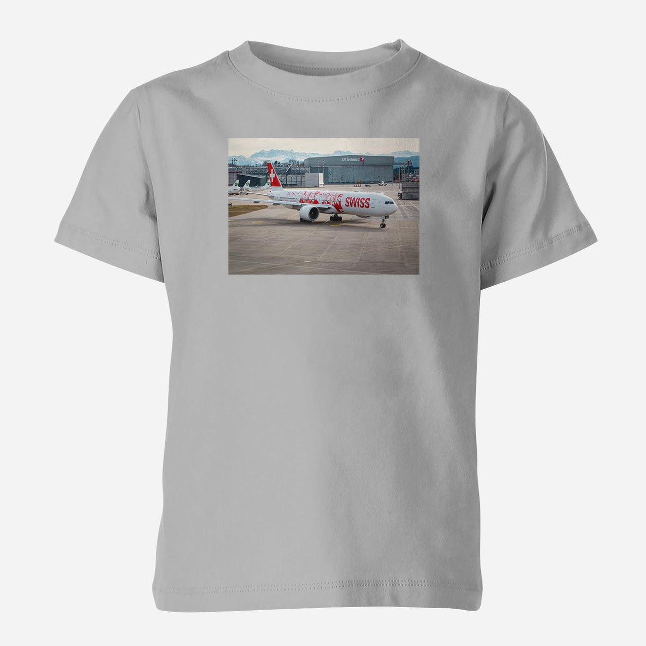 Boeing 777 Swiss Foto Designed Children T-Shirts