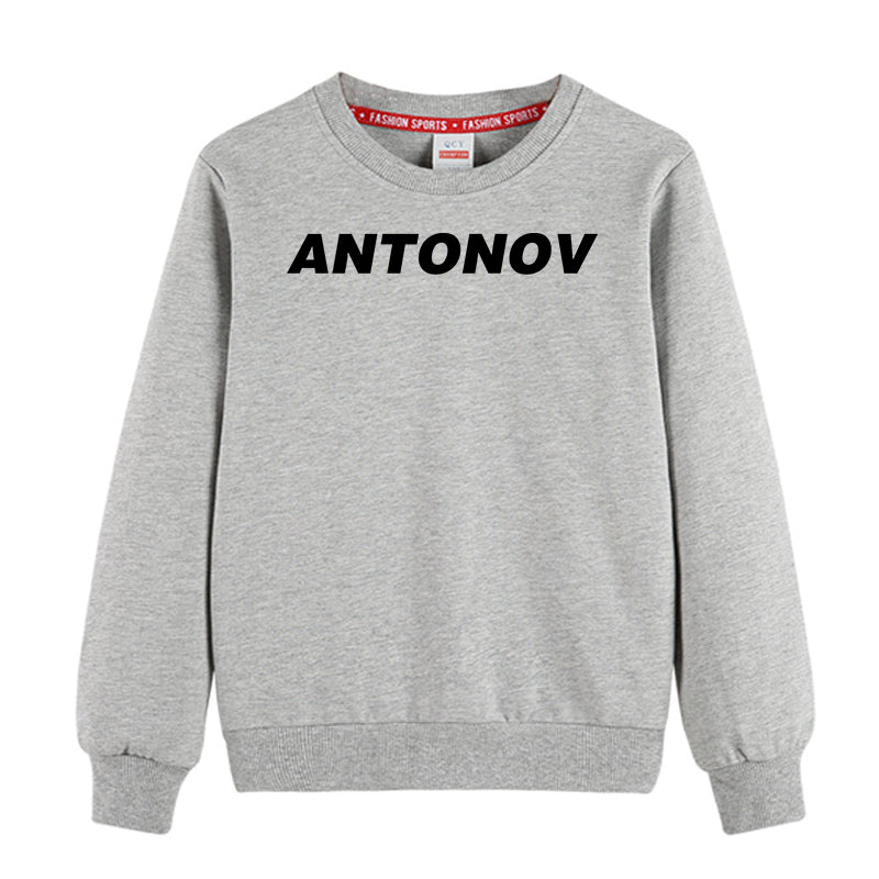 Antonov & Text Designed "CHILDREN" Sweatshirts