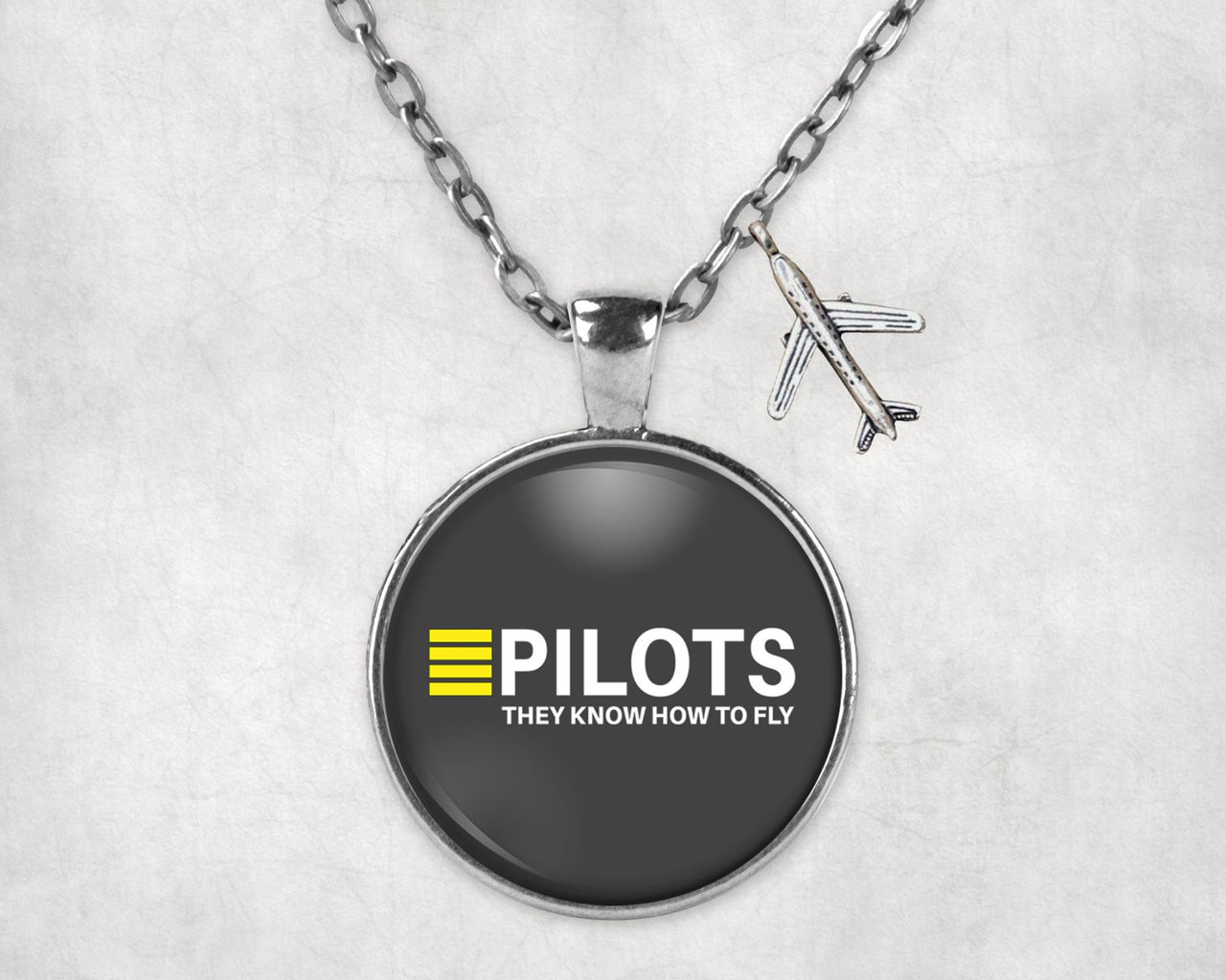 Pilots They Know How To Fly Designed Necklaces
