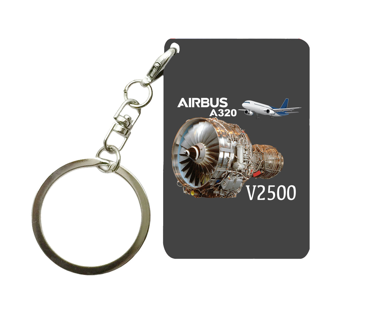 Airbus A320 & V2500 Engine Designed Key Chains