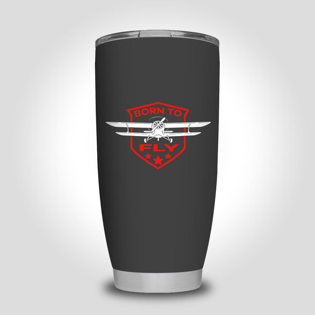 Born To Fly Designed Designed Tumbler Travel Mugs
