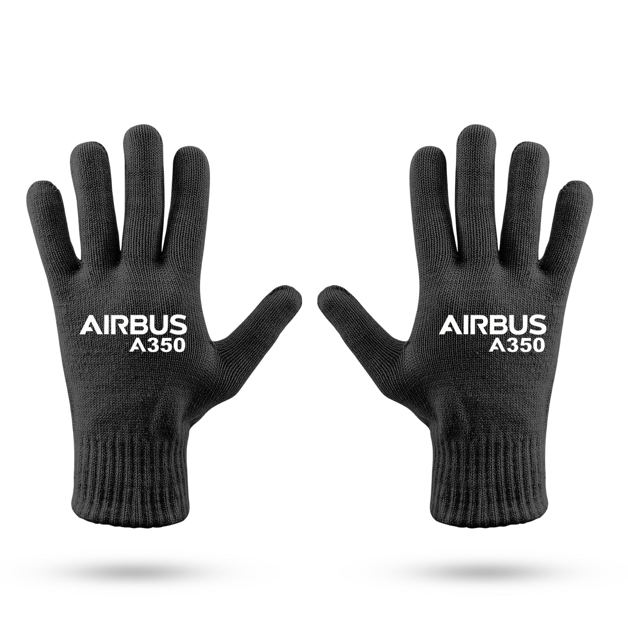 Airbus A350 & Text Designed Gloves