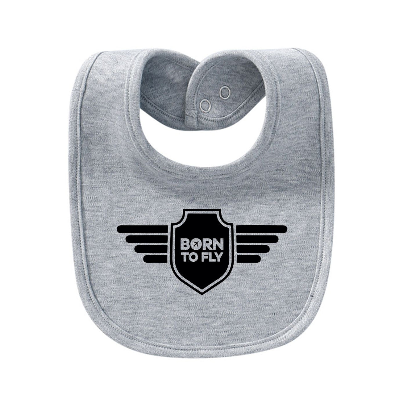 Born To Fly & Badge Designed Baby Saliva & Feeding Towels
