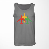 Thumbnail for Colourful 3 Airplanes Designed Tank Tops