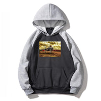 Thumbnail for Fighter Jet 35 at Airbase Designed Colourful Hoodies