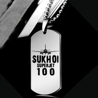 Thumbnail for Sukhoi Superjet 100 & Plane Designed Metal Necklaces