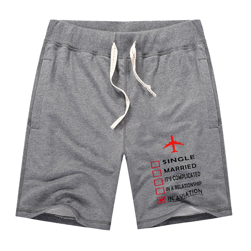 In Aviation Designed Cotton Shorts